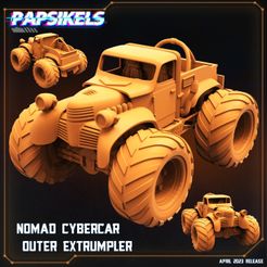 720X720-nomad-cybercar-outer-extrumpler.jpg 3D file NOMAD CYBERCAR OUTER EXTRUMPLER・Design to download and 3D print