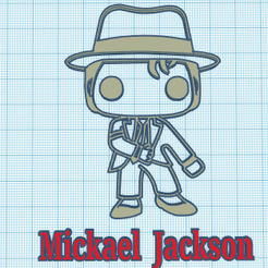 mickael.png Michael Jackson WALL SCULPTURE 2D