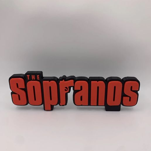 🤌 3D MULTICOLOR LOGO/SIGN - The Sopranos・3D Print with the Bambu Lab ...