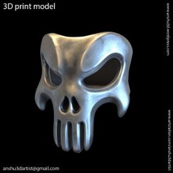 The_punisher_vol1_ring_k1.jpg 3D-Datei Der Punisher Schädel vol1 Ring・3D-druckbares Design zum Herunterladen