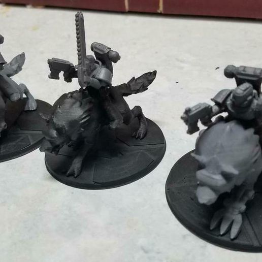 Wolf Riders from Space - 3D model önizlemesi