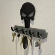 20231002_174038.jpg wall mounted key holder, The Punisher skull