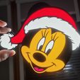 Minnie Christmas lamp