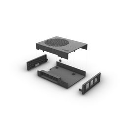 perspectiva.jpg OBJ file raspberry vesa・3D printing idea to download