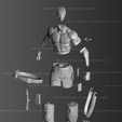 bryanparts.jpg Tekken Bryan Fury Fan Art Statue 3d Printable