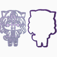 DWADFFG.png Free STL file NEFERPITOU - PITOU - COOKIE CUTTER HUNTER X HUNTER・3D printer design to download