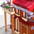 UU.jpg MAISON 6 HOUSE HOME CHILD CHILDREN'S PRESCHOOL TOY 3D MODEL KIDS TOWN KID Cartoon Building 5