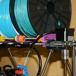 FilamentHolder1.jpg Fichier STL gratuit Support de bobine de filament・Objet imprimable en 3D à télécharger