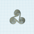 trinity-cutter.png Triquetra cutter, Holy Trinity or triskelion stamp, cross shape cutter, Cookie cutter, Polymer Clay Cutter, earrings