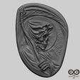 Grim-Reaper-Relief-4.jpg Мрачный Жнец Рельеф STL файл для 3d печати или ЧПУ 3D печать модели