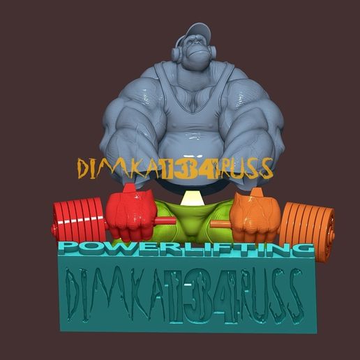 🐒 monkey hulk・ STL File for ・Cults