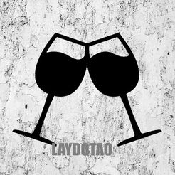 11111.jpg WINE GLASS DRINK WINE GLASS BAR WALL DECORATION