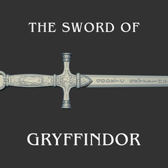 9.png La espada de Gryffindor modelo de impresión 3d
