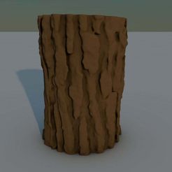 pine.jpg Free STL file Pine Tree Trunk・Object to download and to 3D print