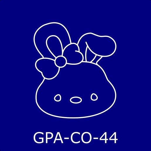 Easter bunny with bow in 10 cm, cookie cutter and buzzer