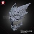 Kaiju_No_8_Mask_jaw-movements_3D_Print_Model_STL_File_09.jpg Kaiju No 8 Mask - Hibino Kafka Monster 8 Cosplay