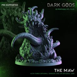 MAW_MMF.jpg Download file The Maw - Dark Gods • 3D printing design, DarkGods