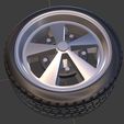 q1.JPG 3D-Datei Scara Wheel and Tires for diecast and RC model 1/64 1/43 1/24 1/18・3D-druckbare Vorlage zum herunterladen