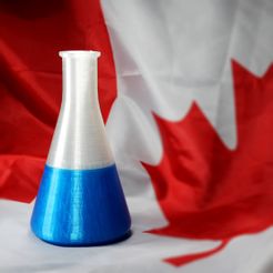 Canadian.jpg STL file 3D Erlenmeyer Flask Storage Container・3D printer design to download