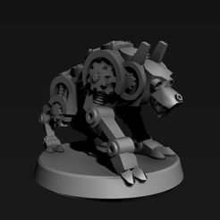 dnd_steel_defender_01.jpg Free STL file D&D Steel defender・3D print design to download