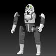 ScreenShot705.jpg Star Wars .stl AT-AT DRIVER .3D action figure .OBJ Kenner style.