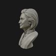 11.jpg Hillary Clinton 3D printable model