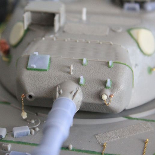 029.jpg Leopard 1A5 Actualización de placa de manto y ganchos 1:35