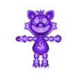FOXY SMILING 150MM.stl Smiling Foxy // PRINT-IN-PLACE WITHOUT SUPPORT