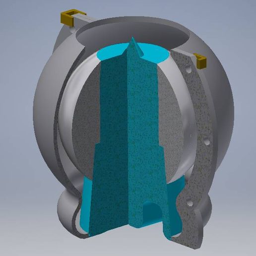 Spherical Pot - 3D model önizlemesi