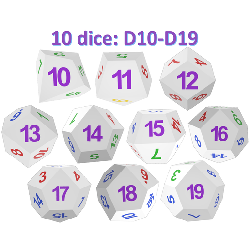 D10-D19 3D model
