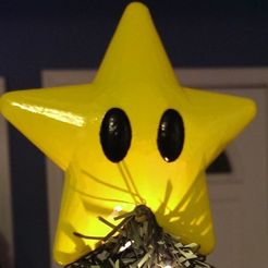 aa3adafe4b8ed22481a4c296974a7ac9_display_large.jpg Free STL file Power Star Tree Topper・3D printable model to download