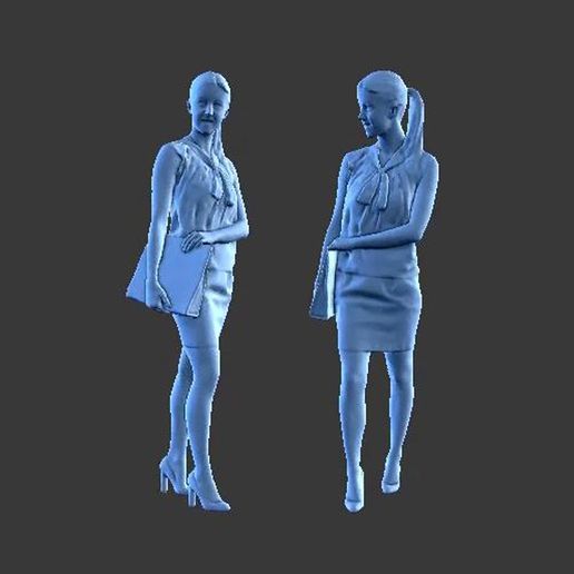 CHARACTER FIGURE GIRL W07 3D model