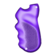 GripLeftKnurl.stl PKD-2019 BLADE RUNNER BLASTER STUPSNASE VERSION