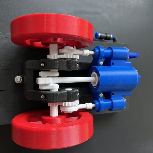 Front-View.jpeg 3D Print 4 Stroke Single Cylinder Air Engine