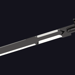 1.png Archivo STL Dune 2021 - Modelo 3D de la espada de entrenamiento de Paul Atreides・Plan de impresión en 3D para descargar