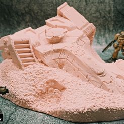 Destroços de uma nave espacial comunista