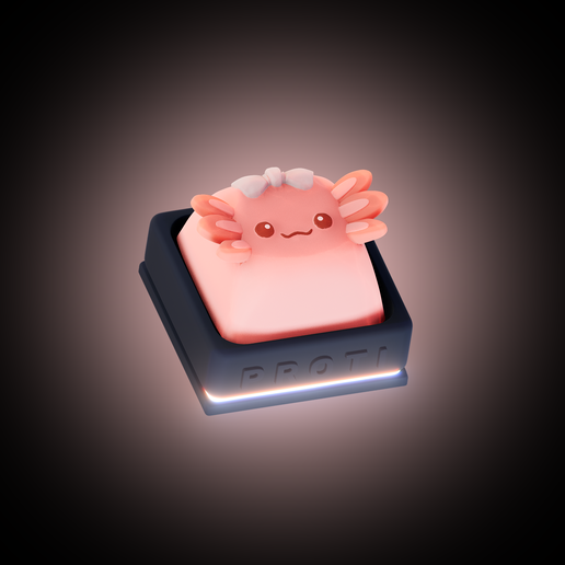 ortho45.png Capuchon de touche Axolotl