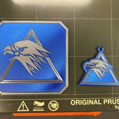 IMG_0790.jpg Fichier STL gratuit Dessous de verre et porte-clés Silverhawks・Objet pour impression 3D à télécharger