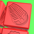 7-Cube-dino-trilobite.png 用于橡皮泥和感官游戏的益智恐龙立方体
