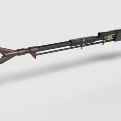 1.jpg Archivo 3D Rifle blaster de francotirador Amban de The Mandalorian・Diseño imprimible en 3D para descargar, CosplayItemsRock