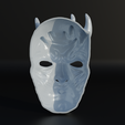 77.png Night King Face Mask - Cosplay Mask 3D print model