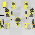 Hover-Bike-6.png Hover Cycle Space Marine personalizado - Escala de figuras de 7 polegadas