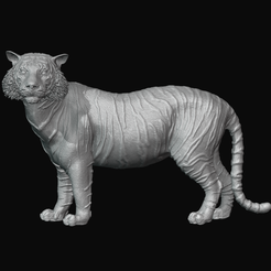 08.png Tiger scale model 3D Print Ready