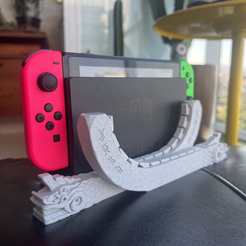 IMG_0840.png Файл STL Крышка док-станции для Nintendo Switch - Zelda Tears of The Kingdom・3D-печатный дизайн для загрузки