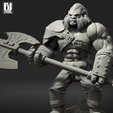 Axe-Dota2.214.png Axe Dota 2 3D Print Model STL 3D print model