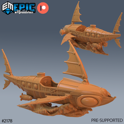 2178-Hammer-Air-Ship-1.png Hammer Air Ship ‧ DnD Miniature ‧ Tabletop Miniatures ‧ Gaming Monster ‧ 3D Model ‧ RPG ‧ DnDminis ‧ STL FILE