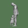 DOWNSIZE_manwithchild153d.jpg FATHER AND DAUGHTER FOR DIORAMA PEOPLE CHARACTER