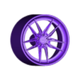 1 24  AL307.stl FORGELINE AL307 WHEEL 3D PRINT MODEL