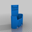 HandGelWallHolder.png Free OBJ file Covid-19 Hand Gel Dispenser Holder・Template to download and 3D print, Tipam