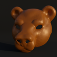 .10.png Bear Cosplay Face Mask 3D print model
